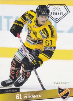 2016-17 Cardset Finland - Rookie Series 1 #RC 185 Miikka Pitkänen Front