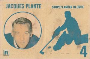 1971-73 Frito-Lay Breakaway #4 Jacques Plante Front