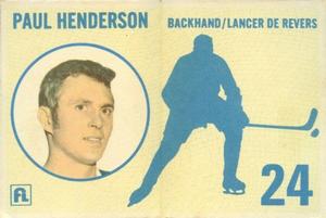 1971-73 Frito-Lay Breakaway #24 Paul Henderson Front