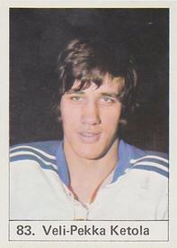 1974 Semic Hockey VM (Swedish) Stickers #83 Veli-Pekka Ketola Front