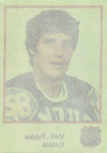 1982 Semic Hockey VM/Jaakiekon MM (Swedish/Finnish) Stickers #162 Veli-Pekka Ketola Back