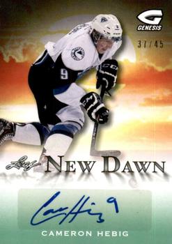 2016 Leaf Genesis - New Dawn Autographs Emerald #ND-CH1 Cameron Hebig Front