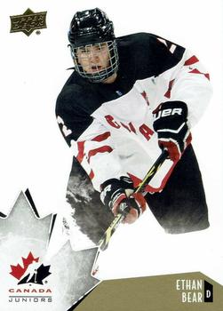 2015 Upper Deck Team Canada Juniors - Base - Gold #15 Ethan Bear Front