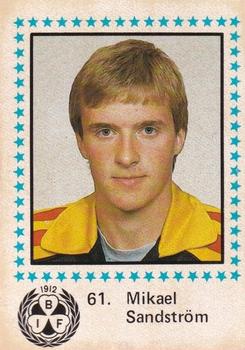 1983-84 Semic Elitserien (Swedish) #61 Mikael Sandstrom Front