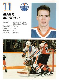1984-85 Edmonton Oilers #NNO Mark Messier Front