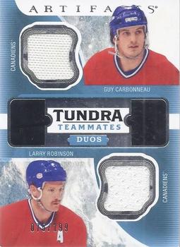 2016-17 Upper Deck Artifacts - Tundra Teammates Duos Relics #T2-MTL Larry Robinson / Guy Carbonneau Front