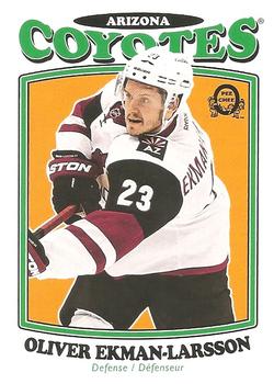 2016-17 O-Pee-Chee - Retro Blank Back #NNO Oliver Ekman-Larsson Front