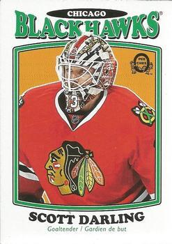 2016-17 O-Pee-Chee - Retro Blank Back #NNO Scott Darling Front