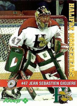 1995-96 Halifax Mooseheads (QMJHL) #2 Jean-Sebastien Giguere Front