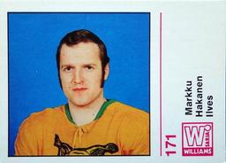 1971-72 Williams Jaakiekko (Finnish) #171 Markku Hakanen Front