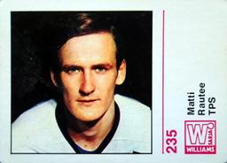 1971-72 Williams Jaakiekko (Finnish) #235 Matti Rautee Front