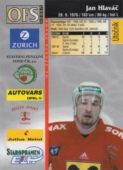 1998-99 OFS #140 Jan Hlavac Back