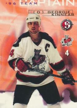 1996-97 SplitSecond Albany River Rats (AHL) #NNO Geordie Kinnear Front