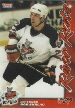 2000-01 Choice Albany River Rats (AHL) #20 Rob Skrlac Front