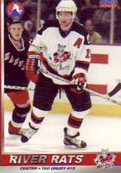 2001-02 Choice Albany River Rats (AHL) #14 Ted Drury Front