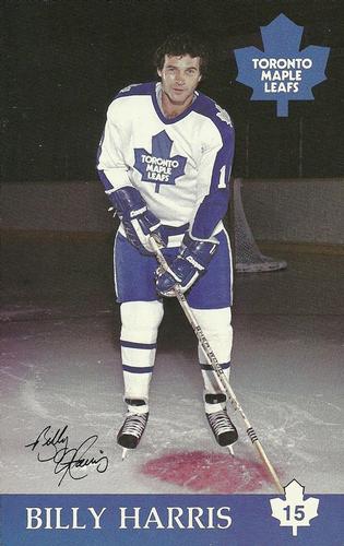 1982-83 Toronto Maple Leafs Postcards #NNO Billy Harris Front