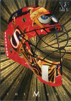 2015-16 In The Game Final Vault - 2001-02 Between The Pipes -The Mask Gold  (Silver Vault Stamp) #NNO Patrick Lalime Front