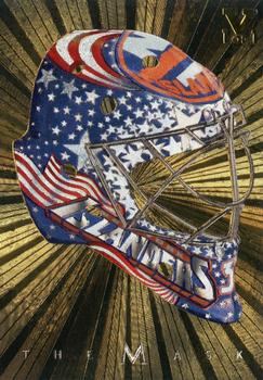 2015-16 In The Game Final Vault - 2001-02 Between The Pipes -The Mask Gold  (Gold Vault Stamp) #NNO Rick DiPietro Front