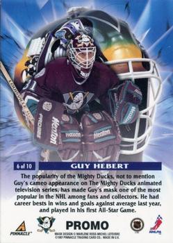 1997-98 Pinnacle - Masks Promos #6 Guy Hebert Back