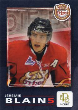 2010-11 Acadie-Bathurst Titan (QMJHL) #NNO Jeremie Blain Front