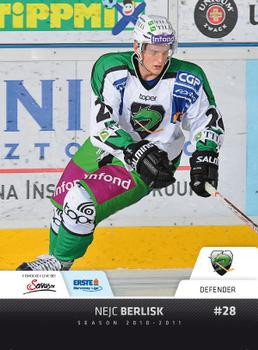 2010-11 Erste Bank Eishockey Liga #92 Nejc Berlisk Front