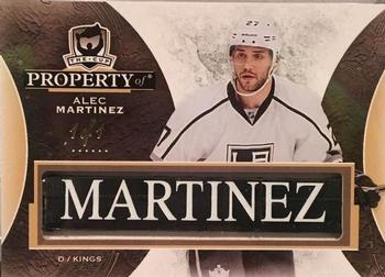 2015-16 Upper Deck The Cup - Property Of... Stick Nameplate #PO-AM Alec Martinez Front