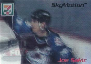 1996 SkyBox SkyMotion 7-Eleven NHL on FOX #SM1 Joe Sakic Front