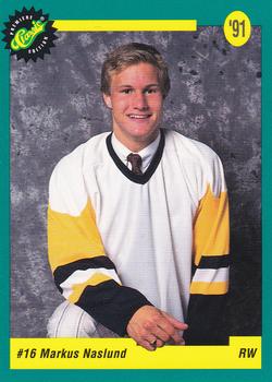 1991 Classic Draft Picks #13 Markus Naslund Front