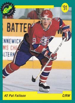 1991 Classic Draft Picks #2 Pat Falloon Front