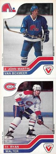 1983-84 Vachon - Uncut Panels #58 / 78 Ryan Walter / John Van Boxmeer Front