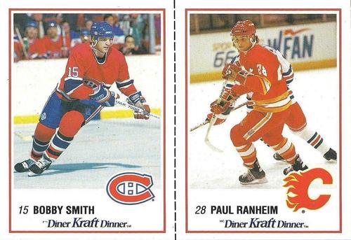 1989-90 Kraft - Panels #9 / 26 Paul Ranheim / Bobby Smith Front