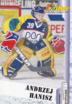 1999-00 Eishockey News 2.Bundesliga Germany #263 Andrzej Hanisz Front