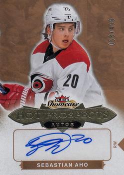 2016-17 Fleer Showcase #163 Sebastian Aho Front