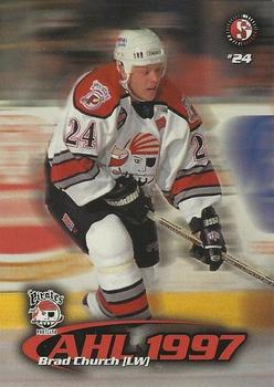 1997-98 SplitSecond Portland Pirates (AHL) #NNO Brad Church Front