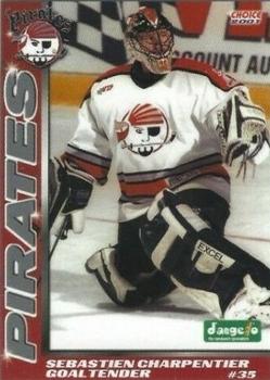 2000-01 Choice Portland Pirates (AHL) #8 Sebastien Charpentier Front