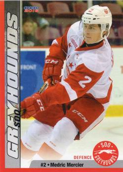 2015-16 Choice Sault Ste. Marie Greyhounds (OHL) #1 Medric Mercier Front