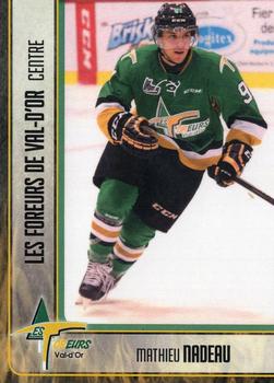 2015-16 Val-d'Or Foreurs (QMJHL) #16 Mathieu Nadeau Front
