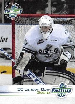 2015-16 Booster Club Seattle Thunderbirds (WHL) #21 Landon Bow Front