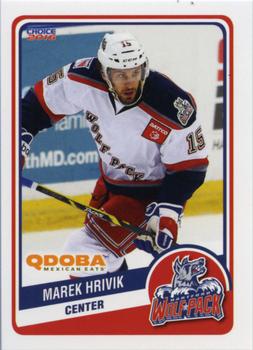2015-16 Choice Hartford Wolf Pack (AHL) #12 Marek Hrivik Front