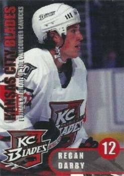 2000-01 Dick's Sporting Goods Kansas City Blades (IHL) #7 Regan Darby Front