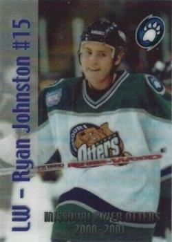 2000-01 Missouri River Otters (UHL) #17 Ryan Johnston Front
