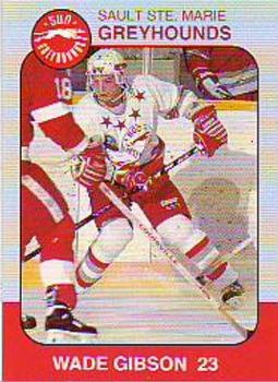 1993-94 Slapshot Sault Ste. Marie Greyhounds (OHL) Memorial Cup #23 Wade Gibson Front