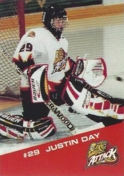 2000-01 Owen Sound Attack (OHL) #NNO Justin Day Front
