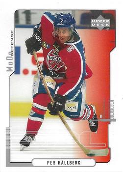 2000-01 Upper Deck Swedish Elite #155 Per Hallberg Front