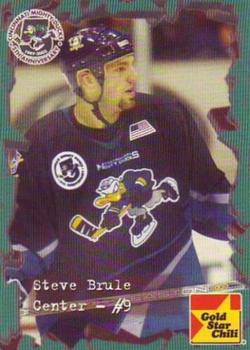 2001-02 Gold Star Chili Cincinnati Mighty Ducks (AHL) #NNO Steve Brule Front