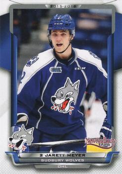 2015-16 Extreme Sudbury Wolves (OHL) #25 Jarett Meyer Front