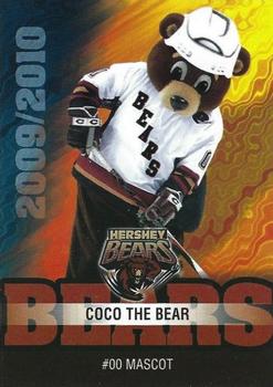 2009-10 Hershey Bears (AHL) #NNO Coco the Bear Front