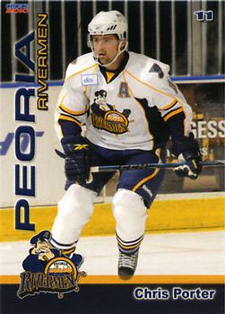 2009-10 Choice Peoria Rivermen (AHL) #NNO Chris Porter Front