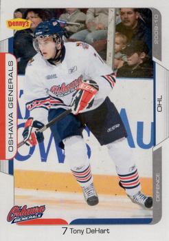 2009-10 Extreme Oshawa Generals (OHL) #6 Tony DeHart Front