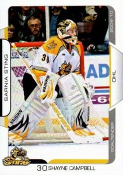 2009-10 Extreme Sarnia Sting (OHL) #17 Shayne Campbell Front